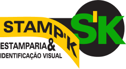 Logo Stamp'k Estamparia & identificação visual