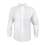 Camisa de botão social manga longa branca